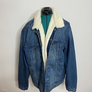 Denim Jacket Sherpa Lining